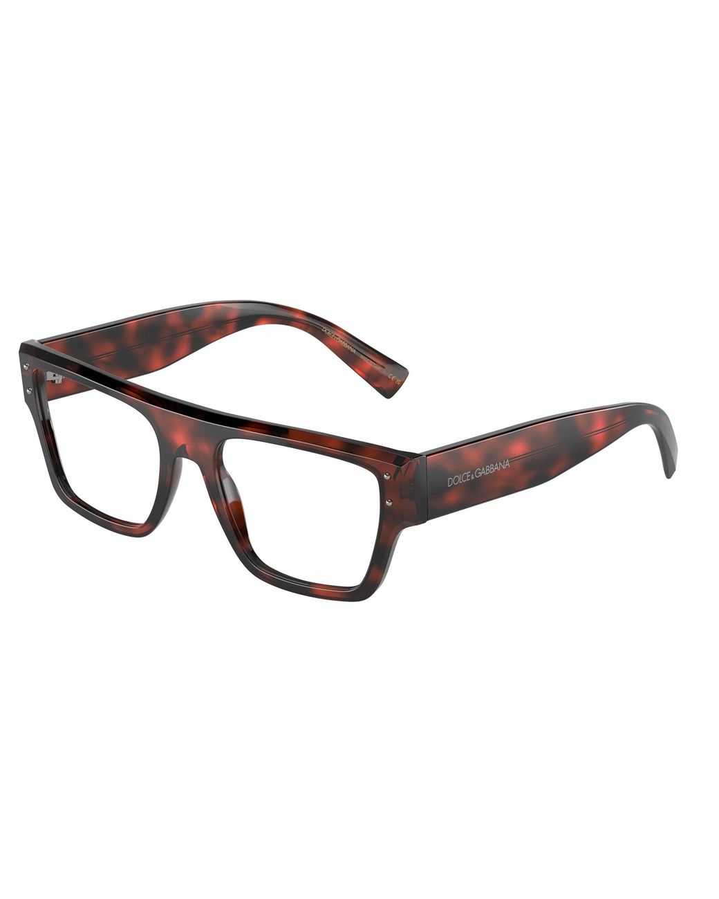 Dolce & Gabbana Black Dg3384 3358 Optical Frames Acetate Transparent Squared Normal for men