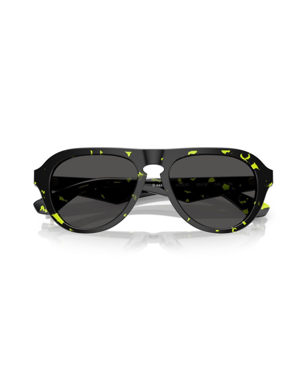 Burberry Black Be4437U 412487 Sunglasses Acetate Pilot Normal for men
