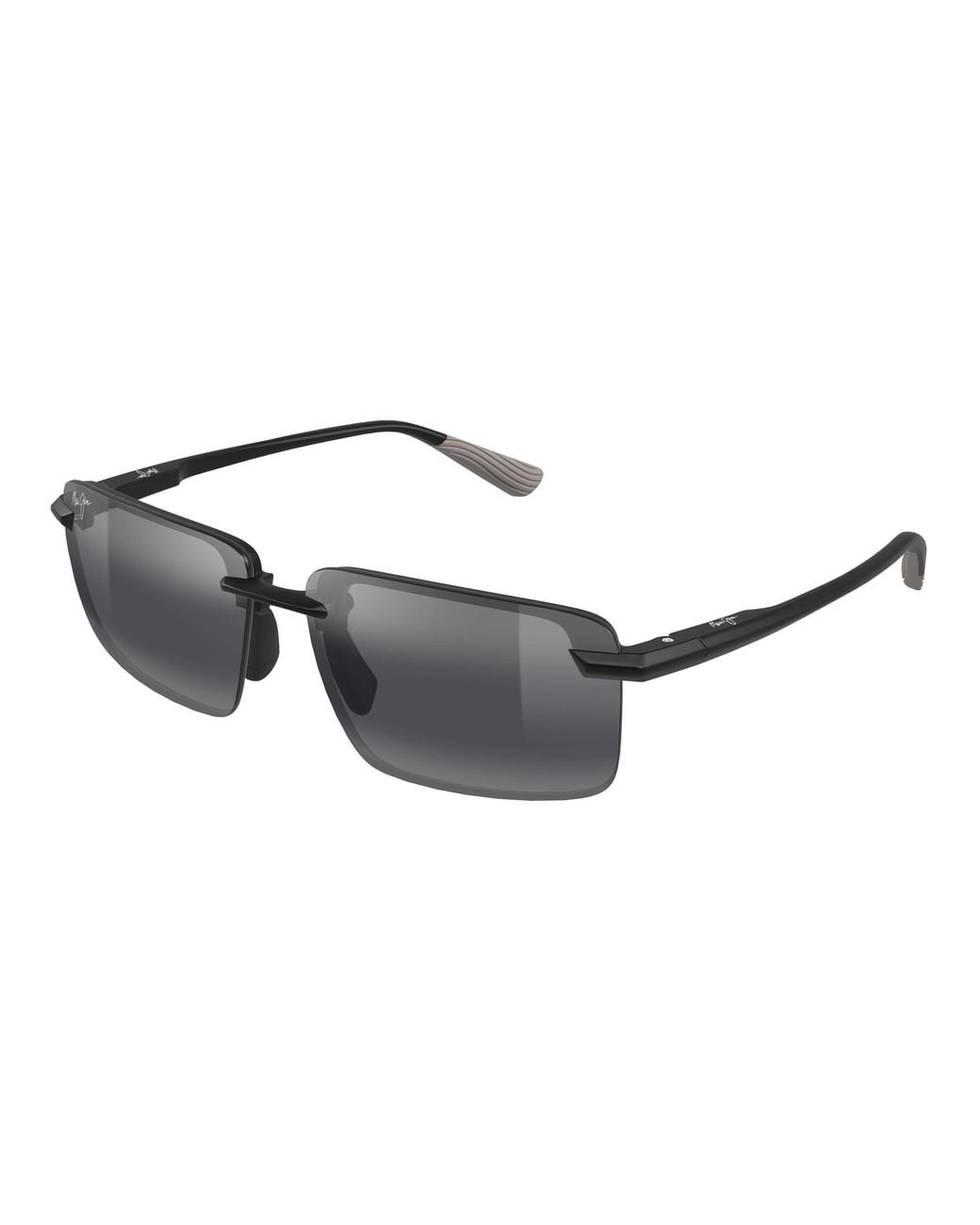 Maui Jim Black Mj0626S 004 Occhiali Da Sole Iniettato Grigio Squadrata