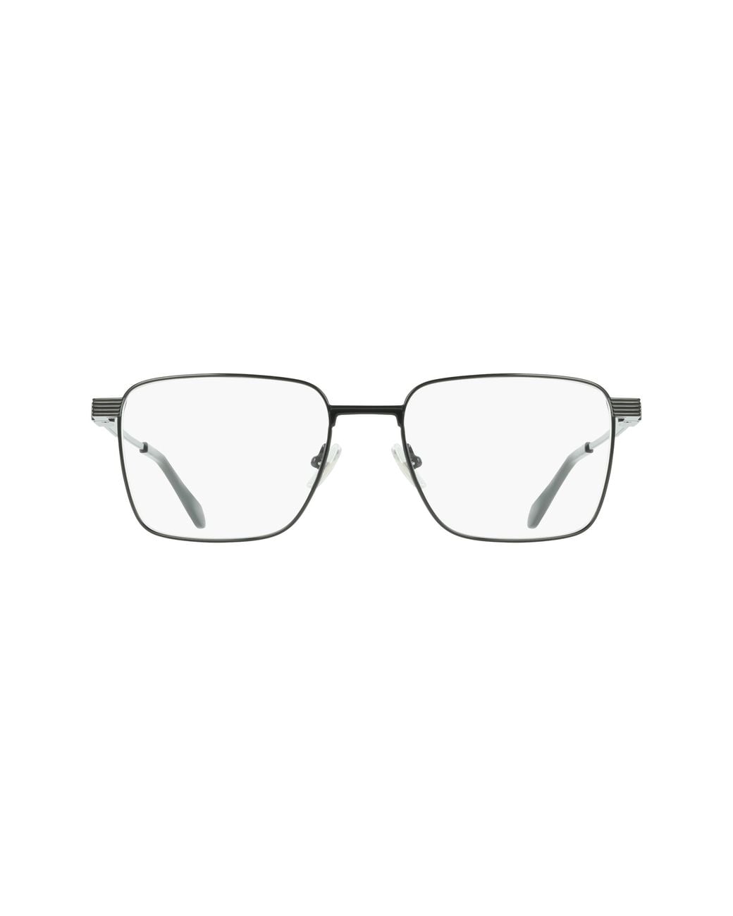 Ferragamo Black Sf2601 001 Optical Frames Titanium Squared Normal for men