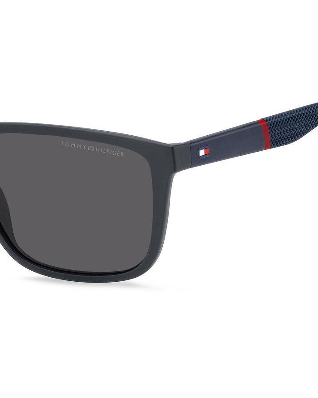 Tommy Hilfiger Black Th 2043/S Fll/Ir Sunglasses Plastic Squared Normal for men
