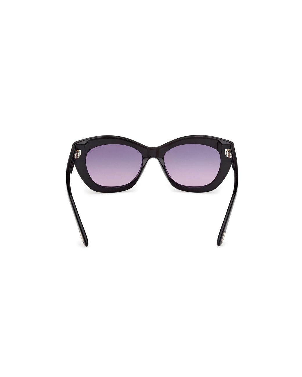 Tom Ford Black Ft1285 Linda-02 01B Sunglasses Acetate Smoke Butterfly Normal
