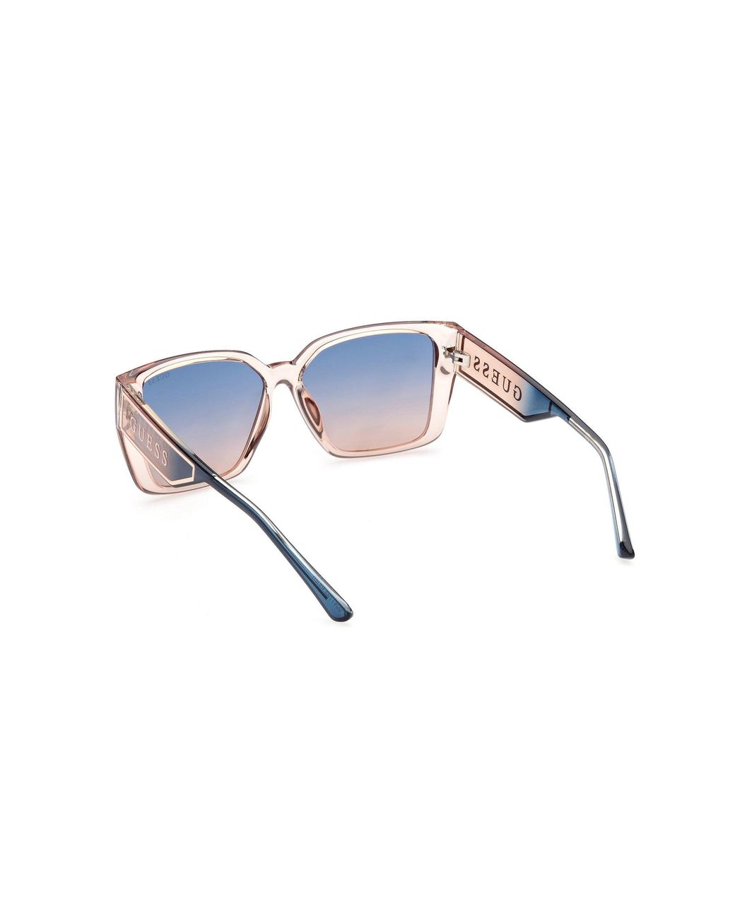 Guess Black Gu7818 57W Sunglasses Injected Squared Normal Shaded