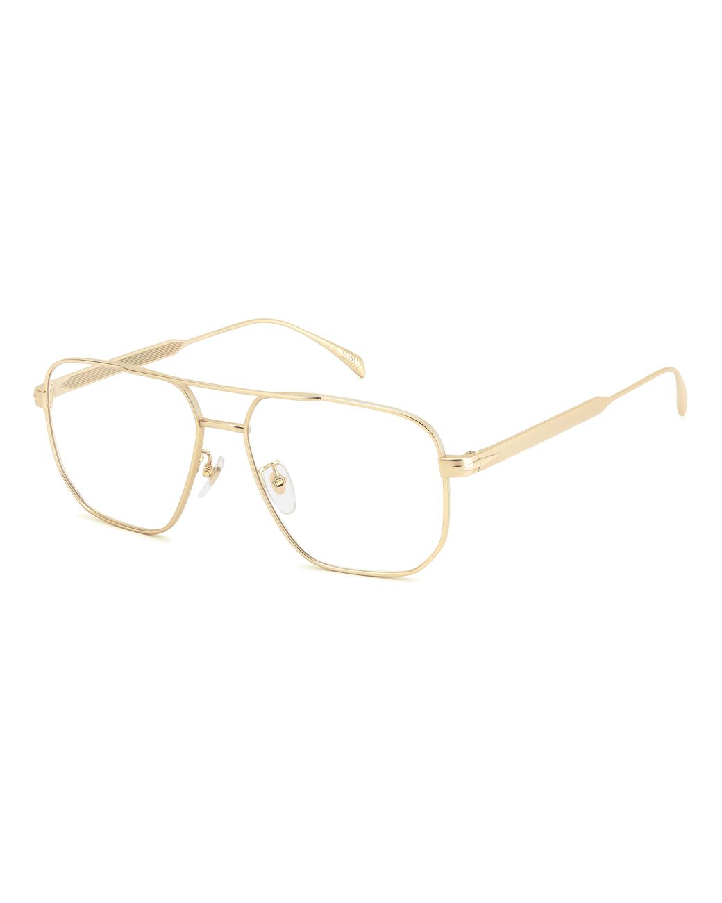 David Beckham Black Db 7124 Aoz Optical Frames Titanium Squared for men