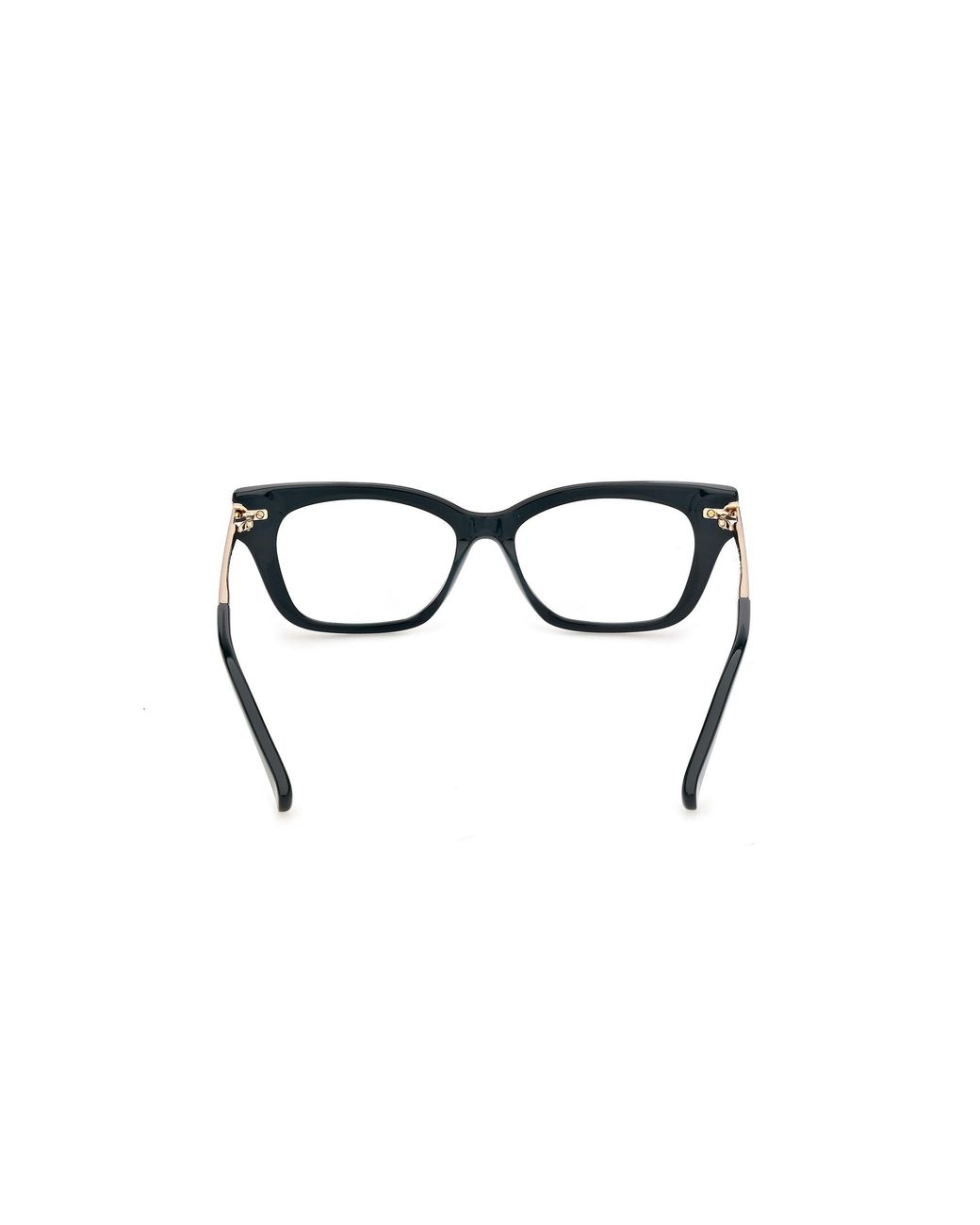 Max Mara Black Mm5253 96 Optical Frames Acetate Squared Normal