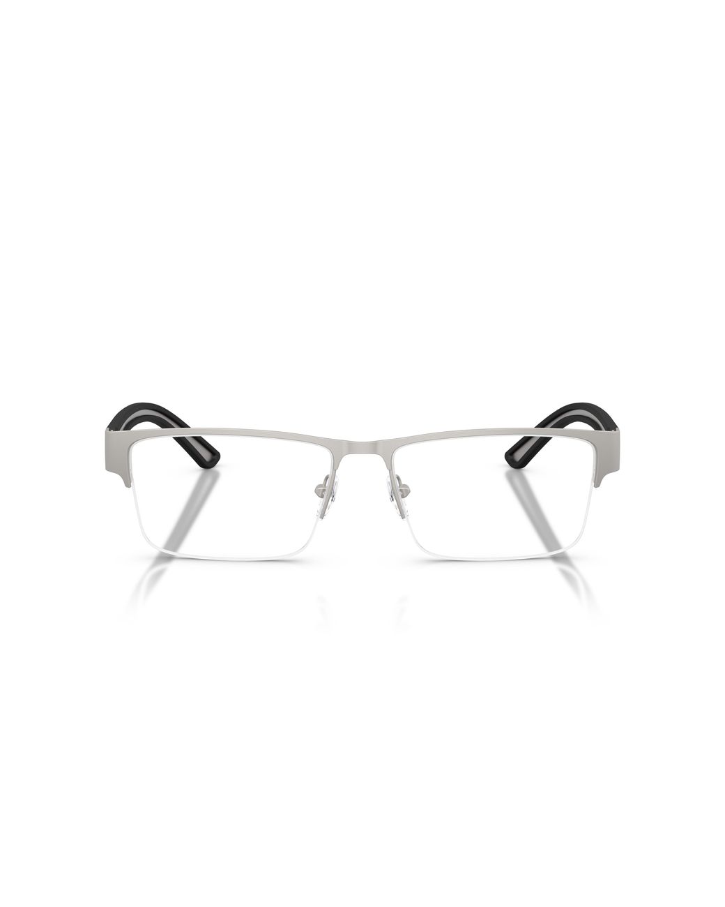 Emporio Armani Black Ea1182 3003 Optical Frames Metal Transparent Squared Normal for men