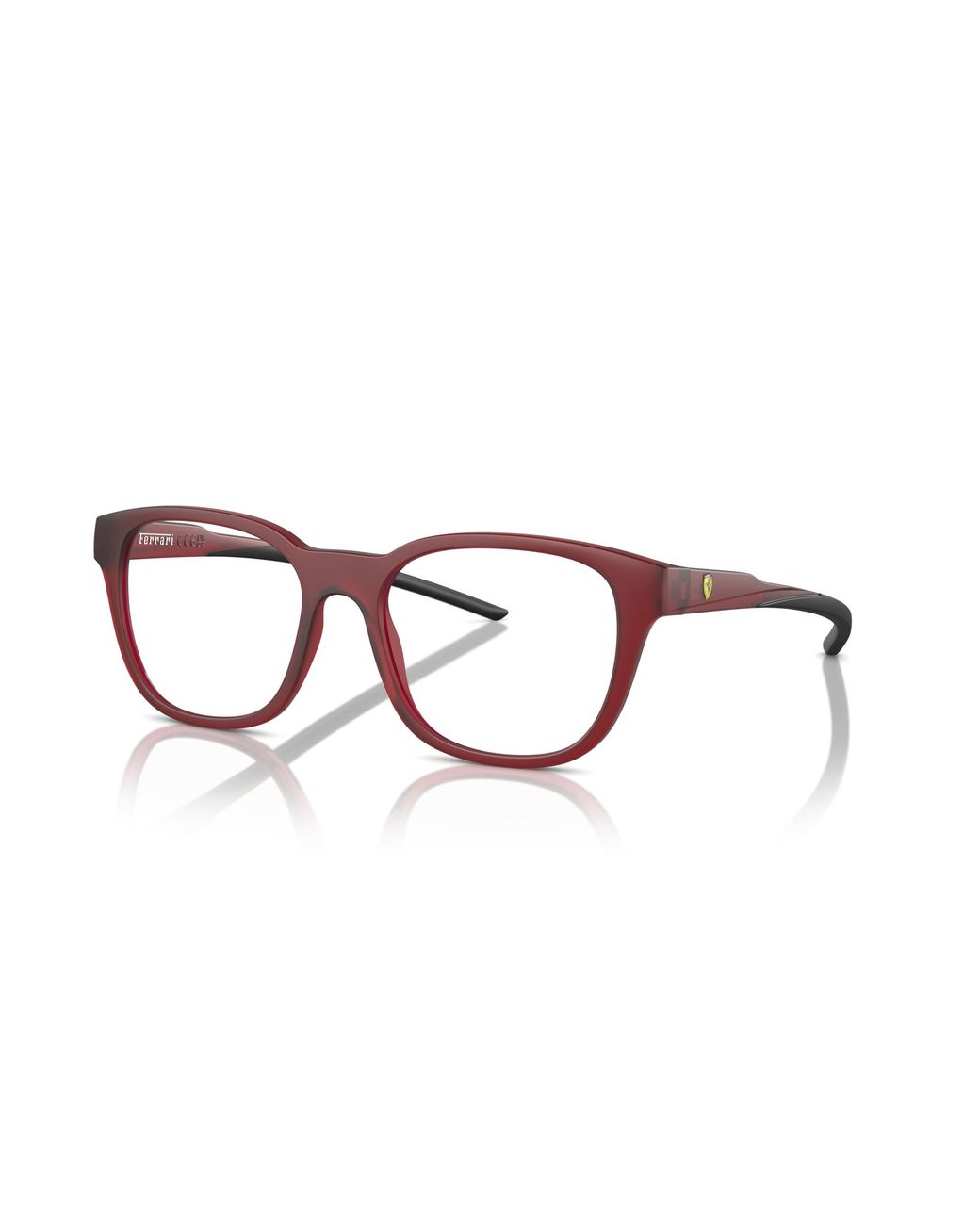 FERRARI SCUDERIA Black Fz8006 508 Optical Frames Injected Squared Normal for men