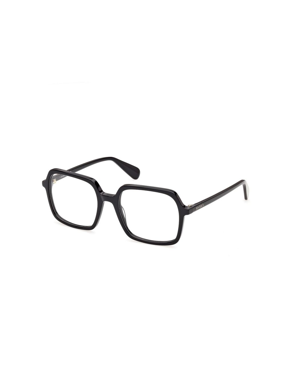 MAX&Co. Black Mo5239 1 Optical Frames Acetate Squared Normal