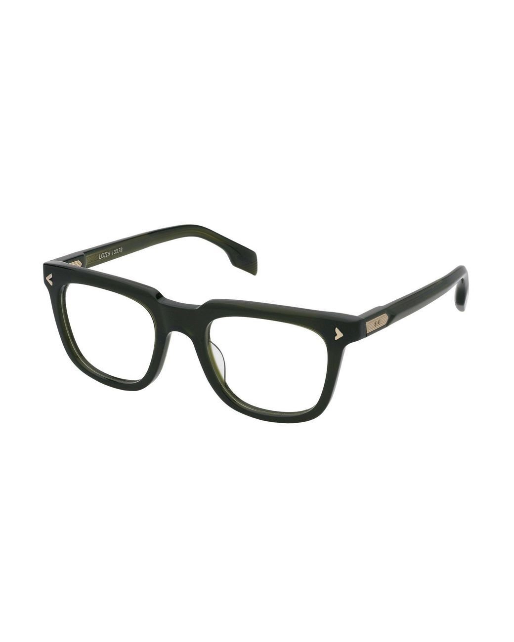 Lozza Black Vl4354M Arpeggio 3 096R Optical Frames Acetate Squared for men
