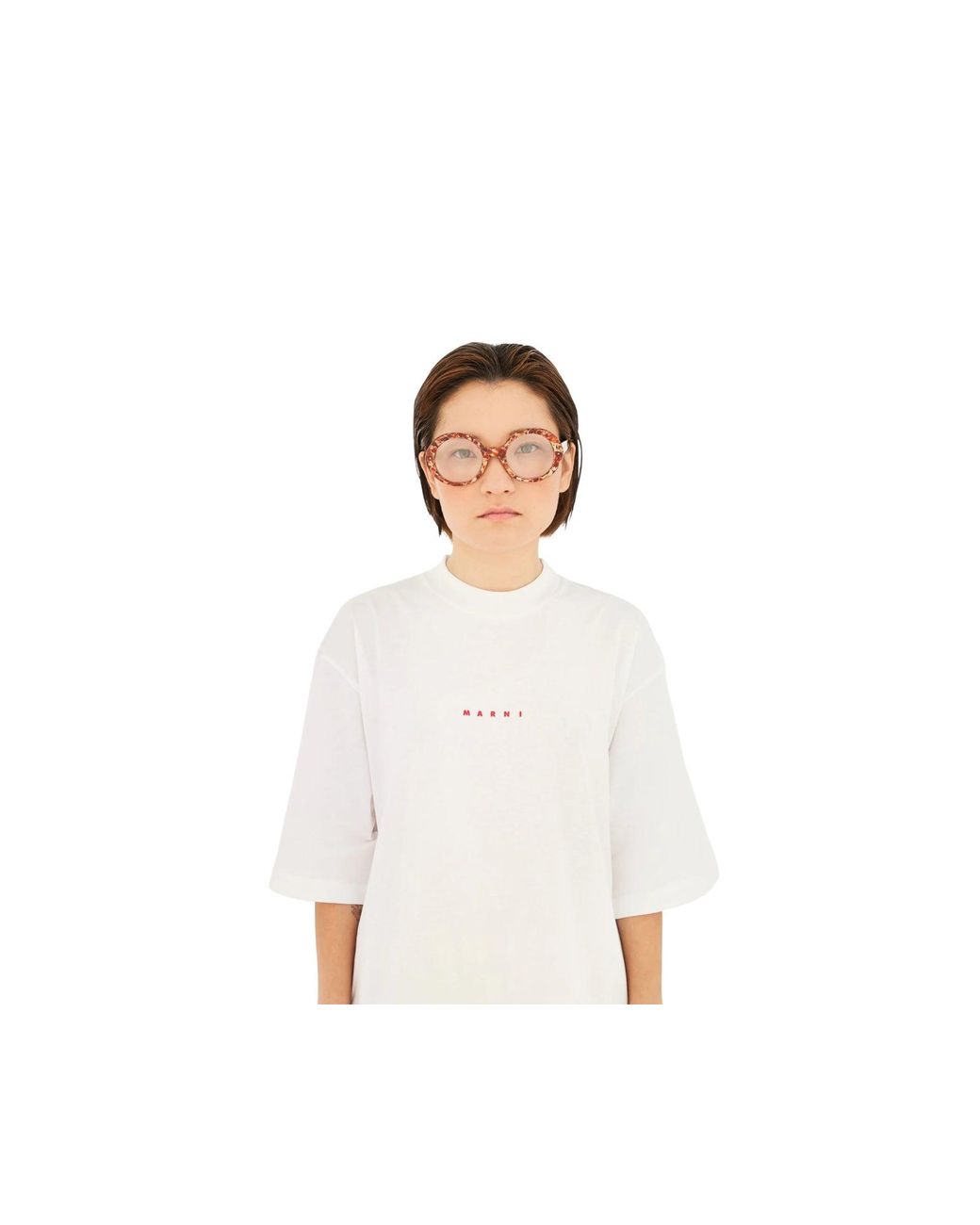 Marni Black 5Re Eobilo Lava Optical Frames Acetate Round