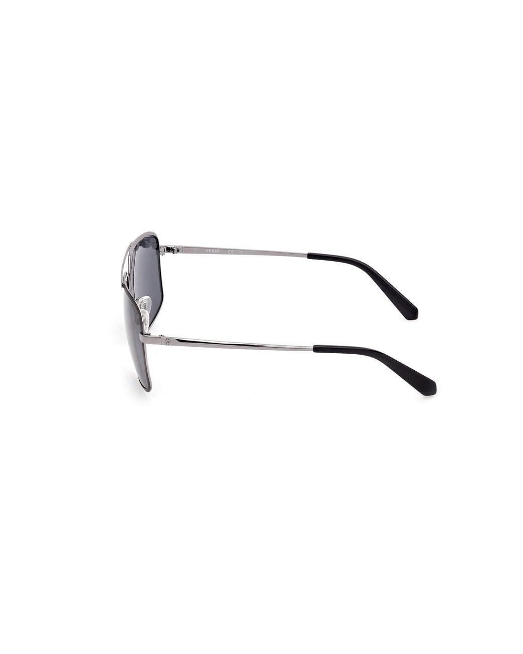 Guess Black Gu00167 09D Sunglasses Metal Squared Polarized for men