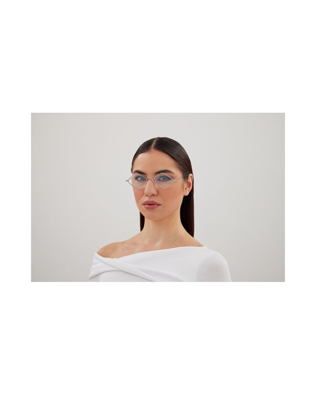 Saint Laurent Black Sl 302 Lisa Opt 002 Optical Frames Metal Transparent Geometric
