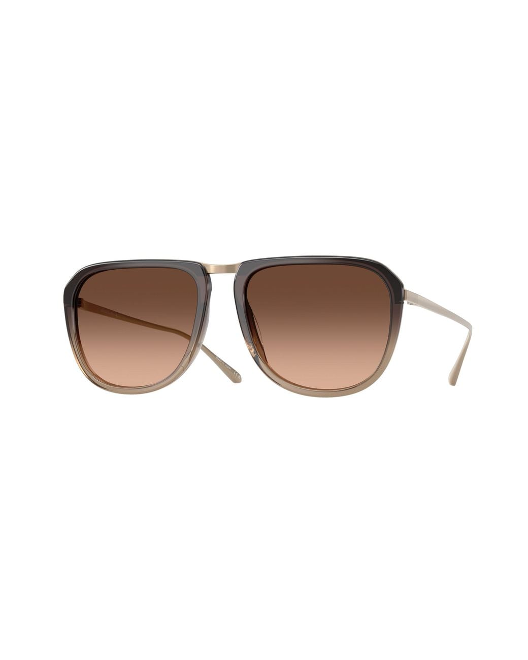 Oliver Peoples Black Ov1387St Model 2 1832A5 Sunglasses Titanium Squared Normal Nuanced