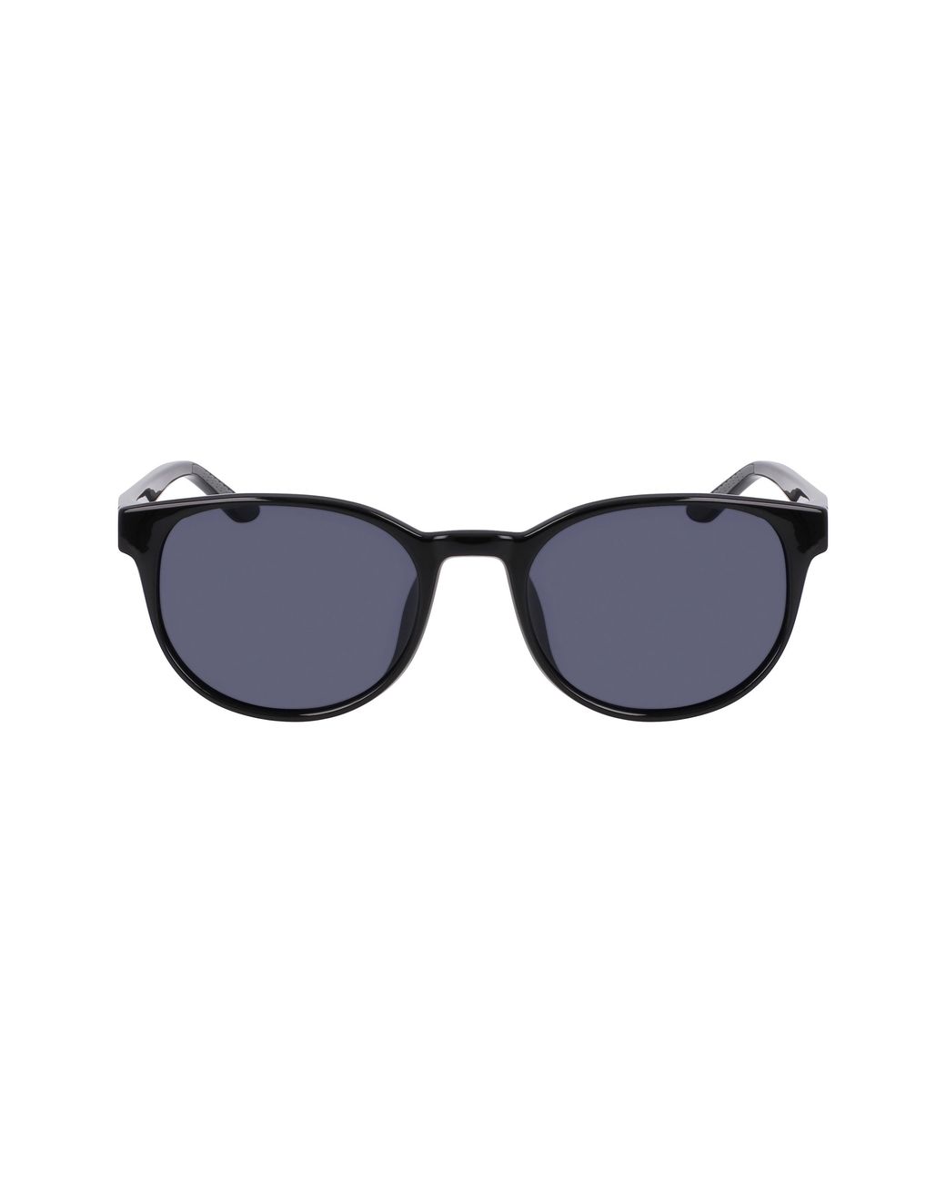 Nike Black Temper Flow If1101X 010 Sunglasses Injected Grigio Round Normal for men