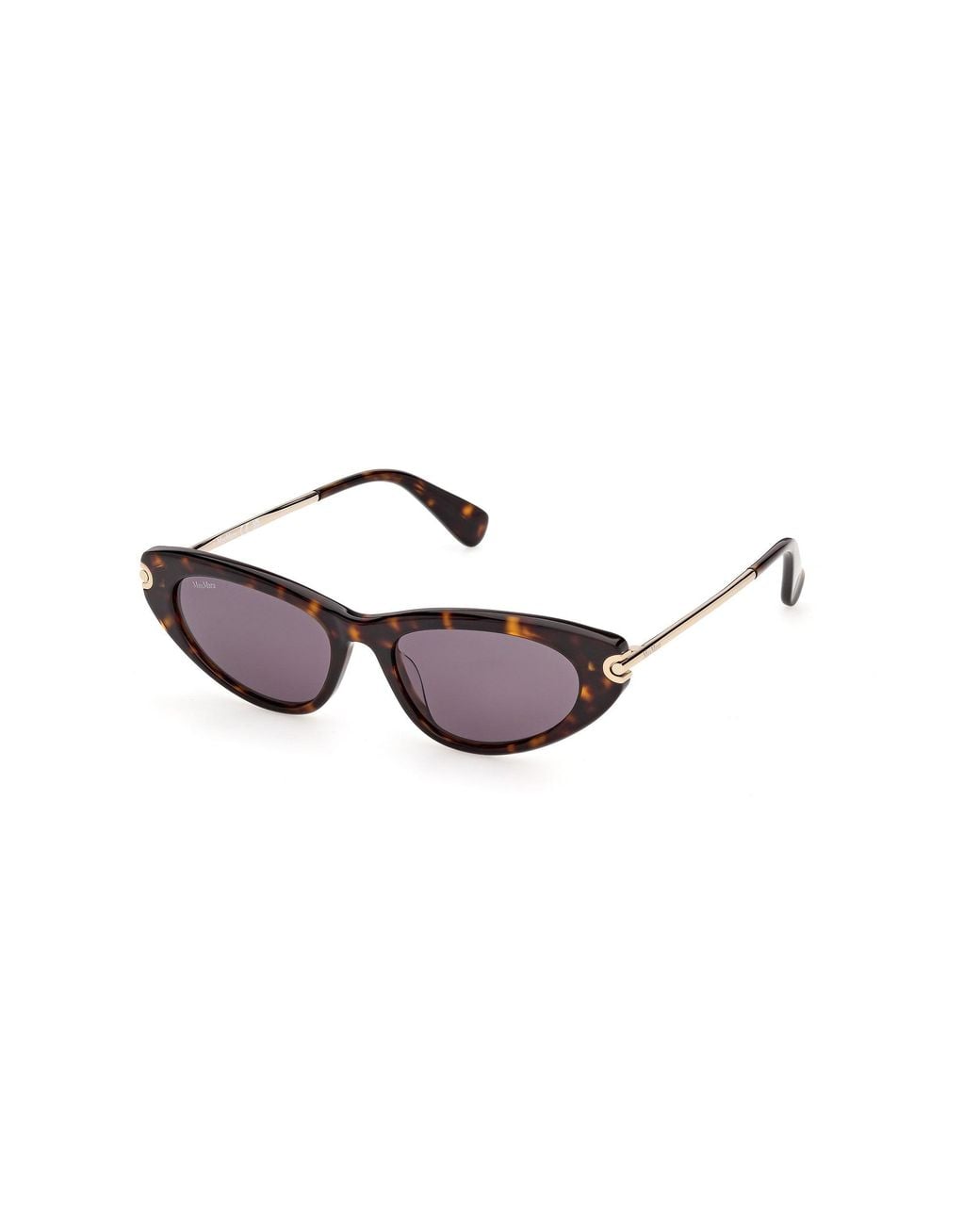Max Mara Black Mm0214 52A Sunglasses Acetate Smoke Squared Normal