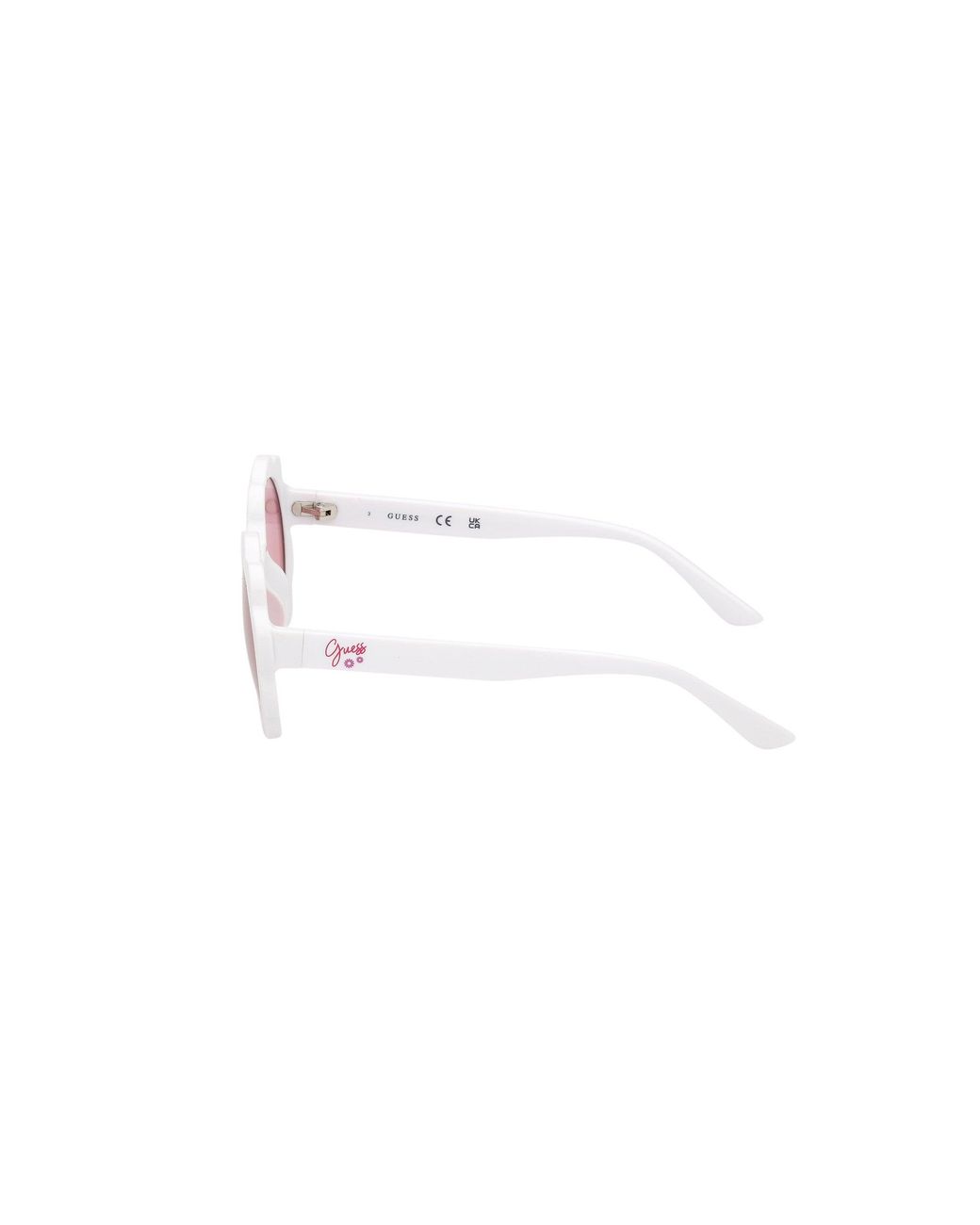 Guess Black Gu00127 21S Sunglasses Injected Bordeaux Round Normal