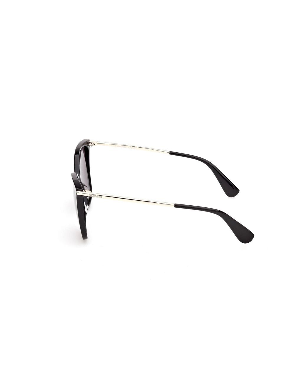 Max Mara Black Mm0202 01A Sunglasses Smoke Squared Normal