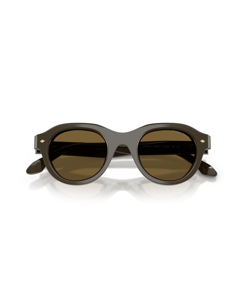 Giorgio Armani Black Ar8261U 643473 Sunglasses Acetate Round Normal for men