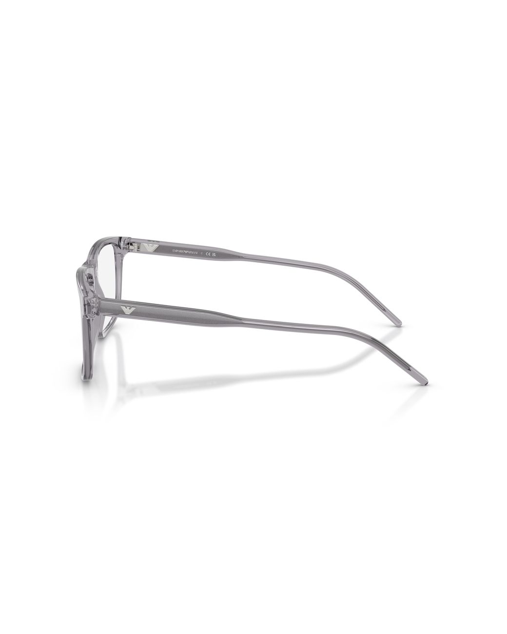 Emporio Armani Black Ea3257 5075 Optical Frames Acetate Transparent Squared Normal for men