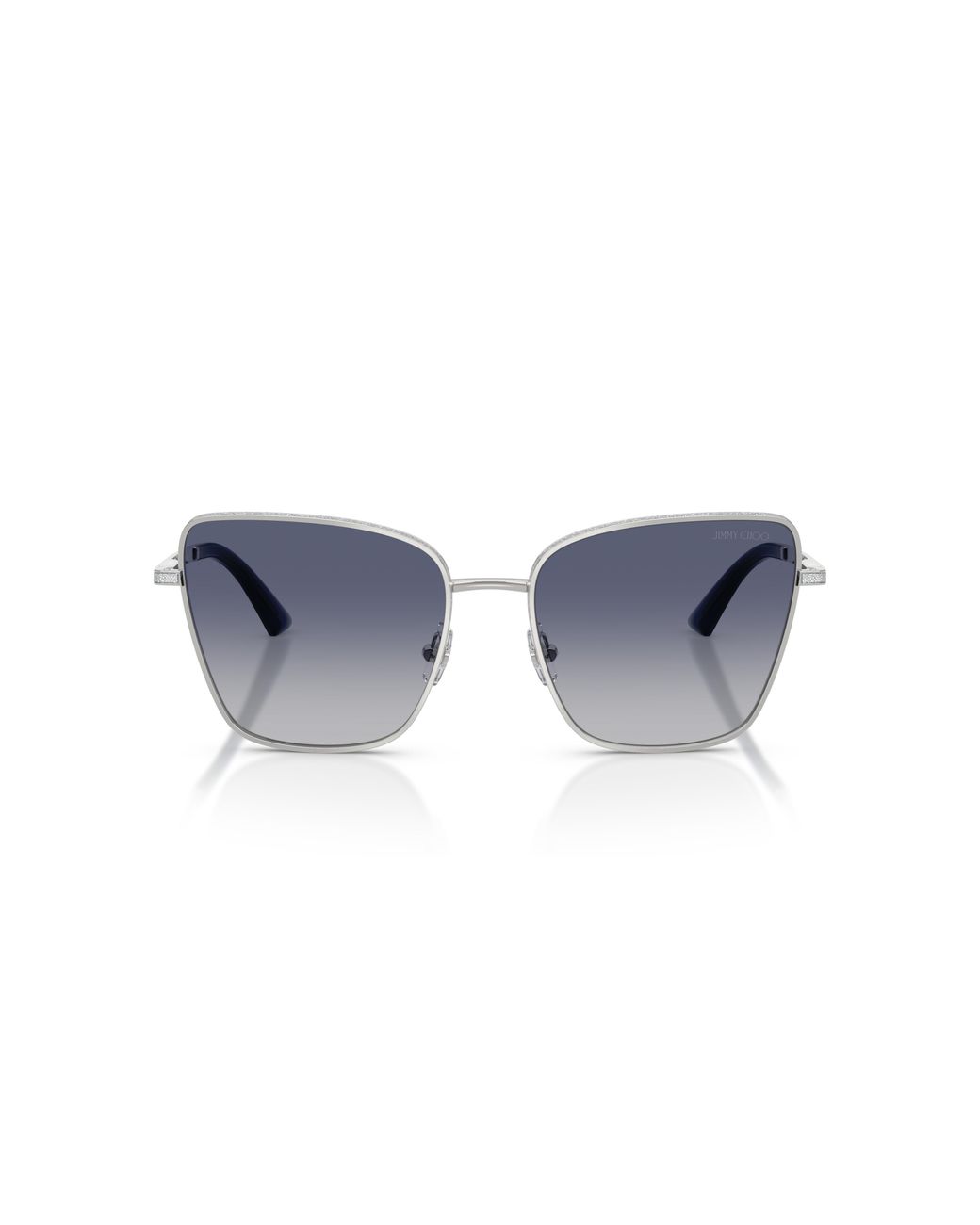 Jimmy Choo Black Jc4023J 30024L Sunglasses Metal Squared Normal Shaded