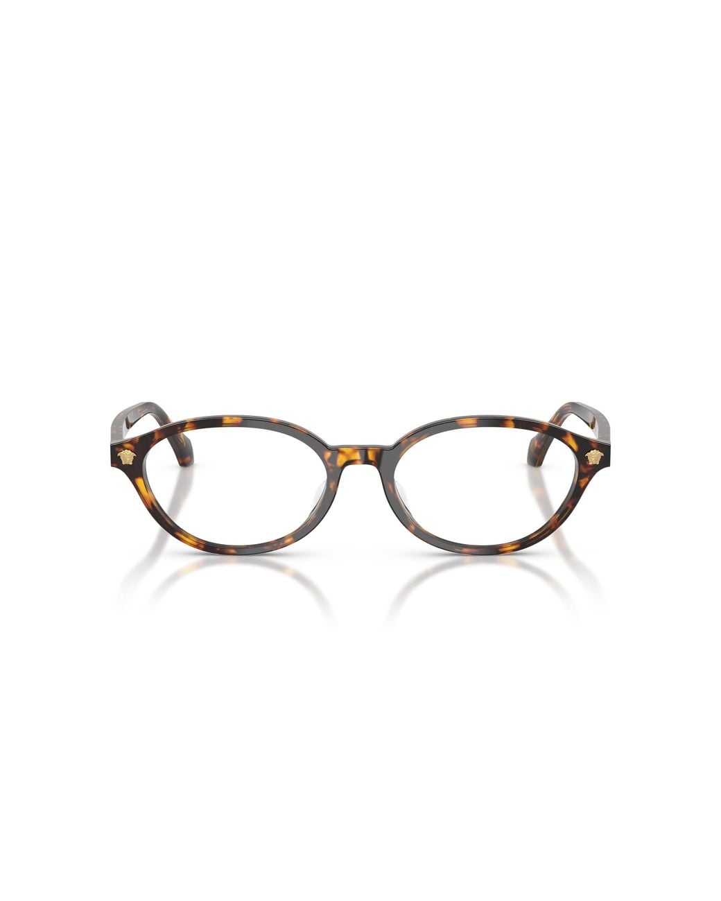 Versace Black Ve3393D 5514 Optical Frames Acetate Transparent Round Normal