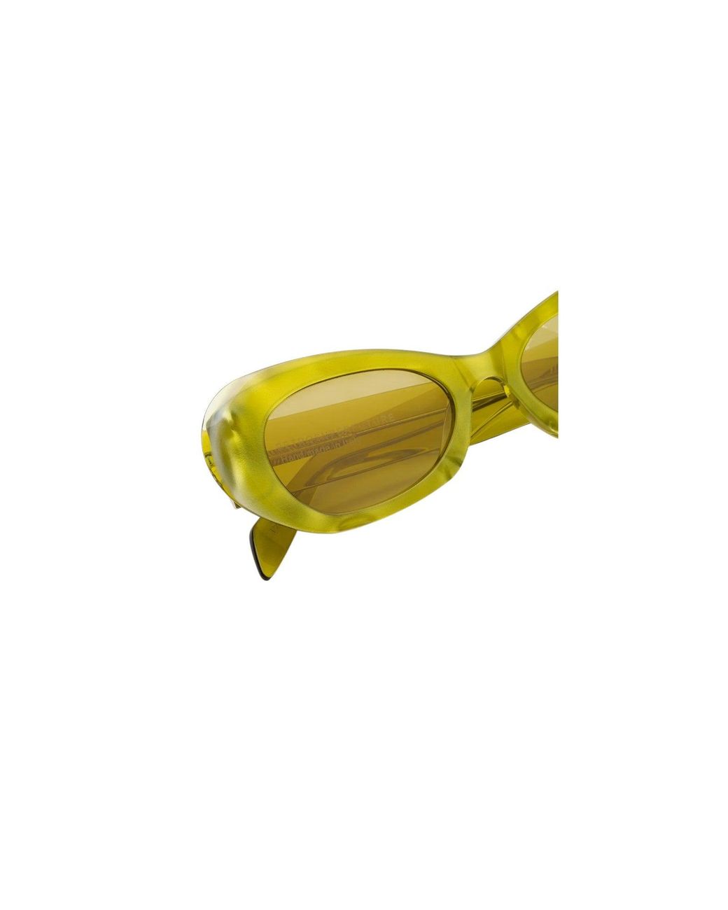 Retrosuperfuture Yellow I99 Izipho Mindless Sunglasses Acetate Geometric Normal