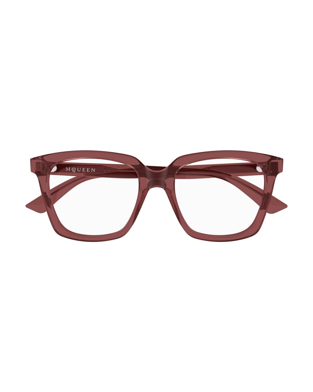 McQueen Black Am0513O 004 Optical Frames Acetate Transparent Cat Eye