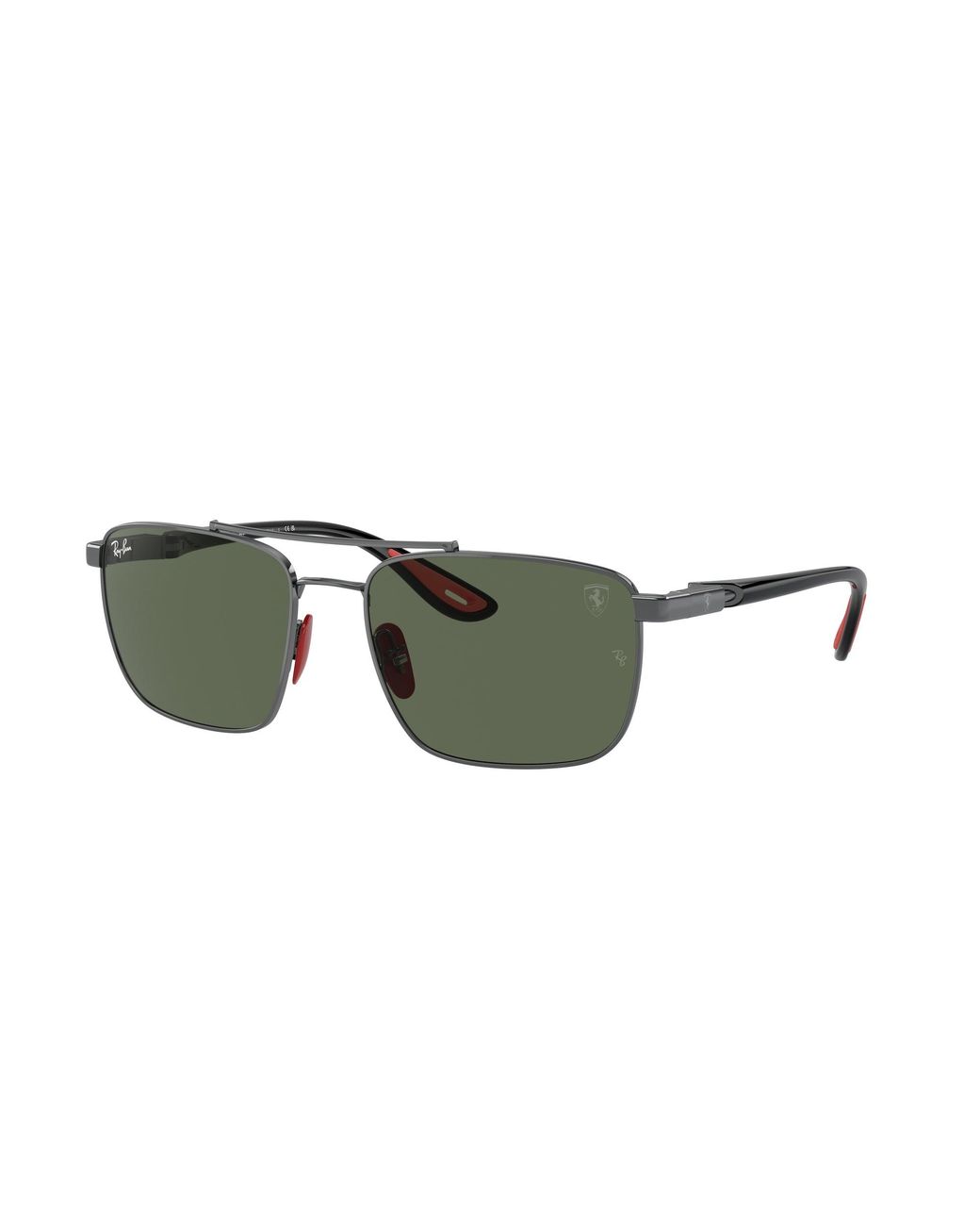 Ray-Ban Black S Rb3715m Scuderia Ferrari Collection Sunglasses for men