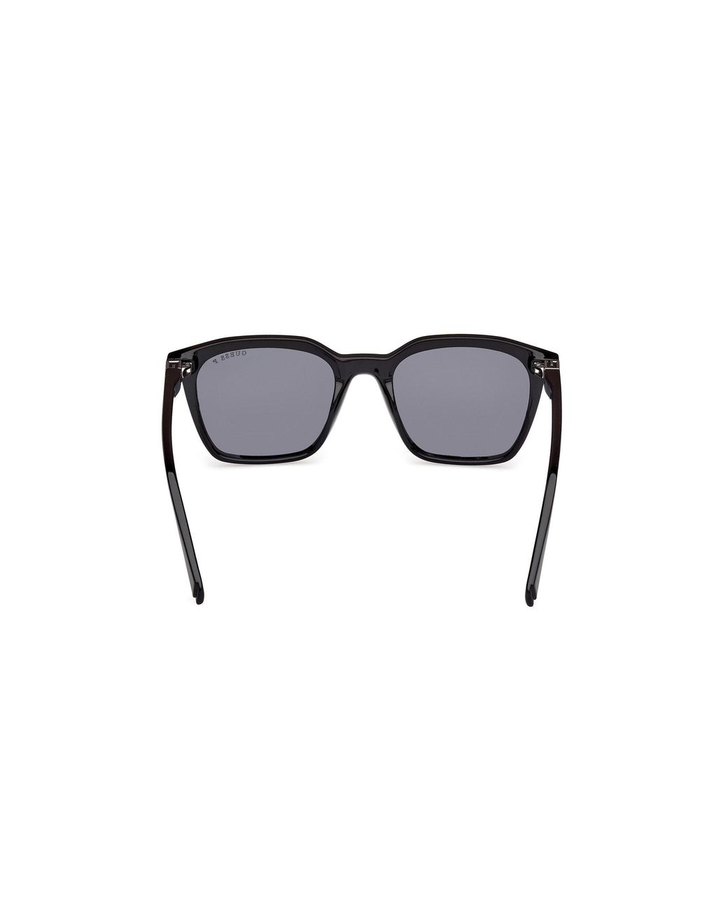 Guess Black Gu00170 01D Sunglasses Injected Smoke Squared Polarized for men