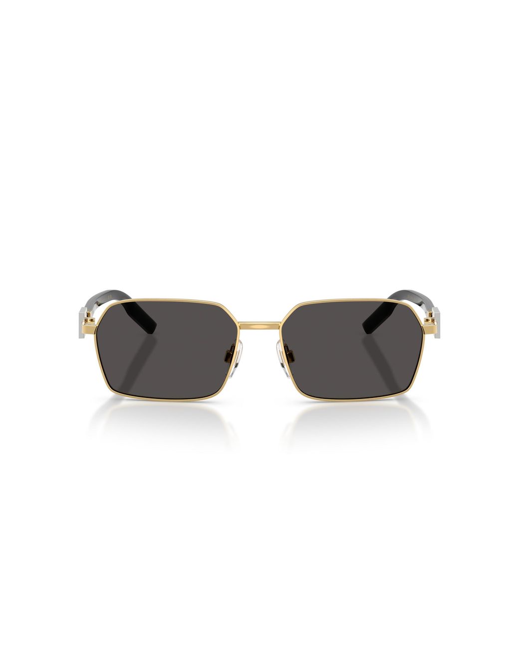 Dolce & Gabbana Black Dg2316 02/87 Sunglasses Metal Squared Normal for men