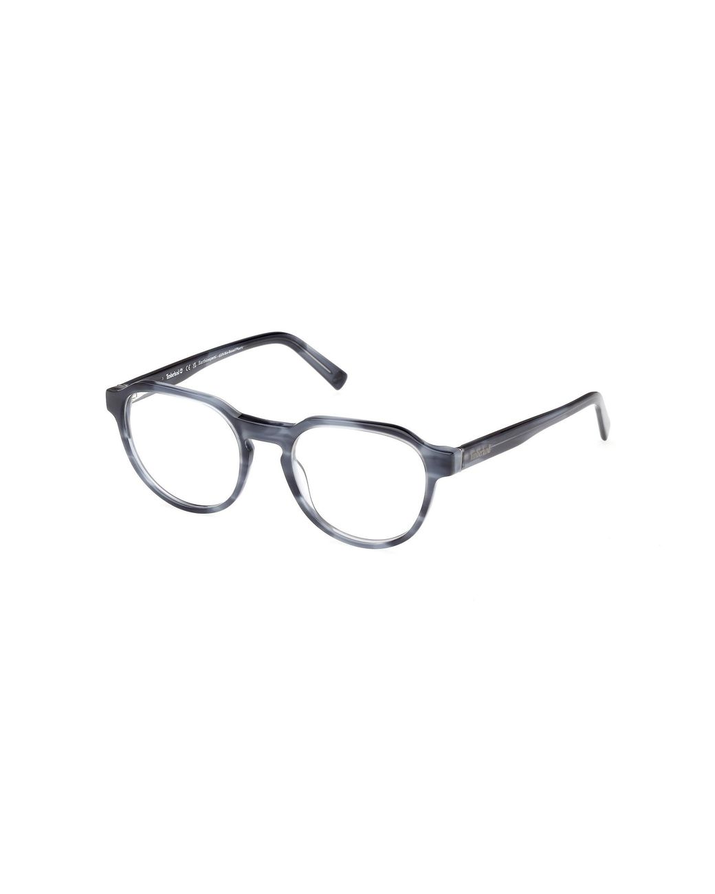 Timberland Black Tb50032 090 Optical Frames Acetate Round Normal for men