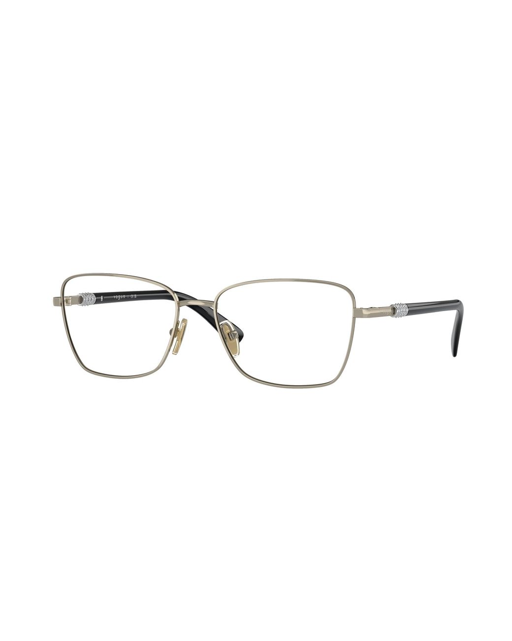 Vogue Eyewear Black Vo4271B 848 Optical Frames Metal Transparent Butterfly Normal