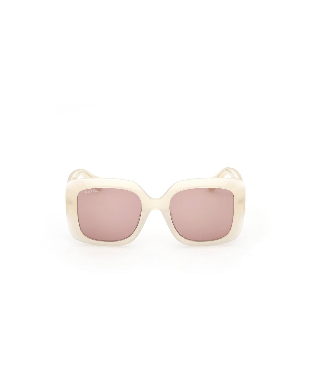 MAX&Co. Black Mo0153 21S Sunglasses Acetate Bordeaux Squared Normal