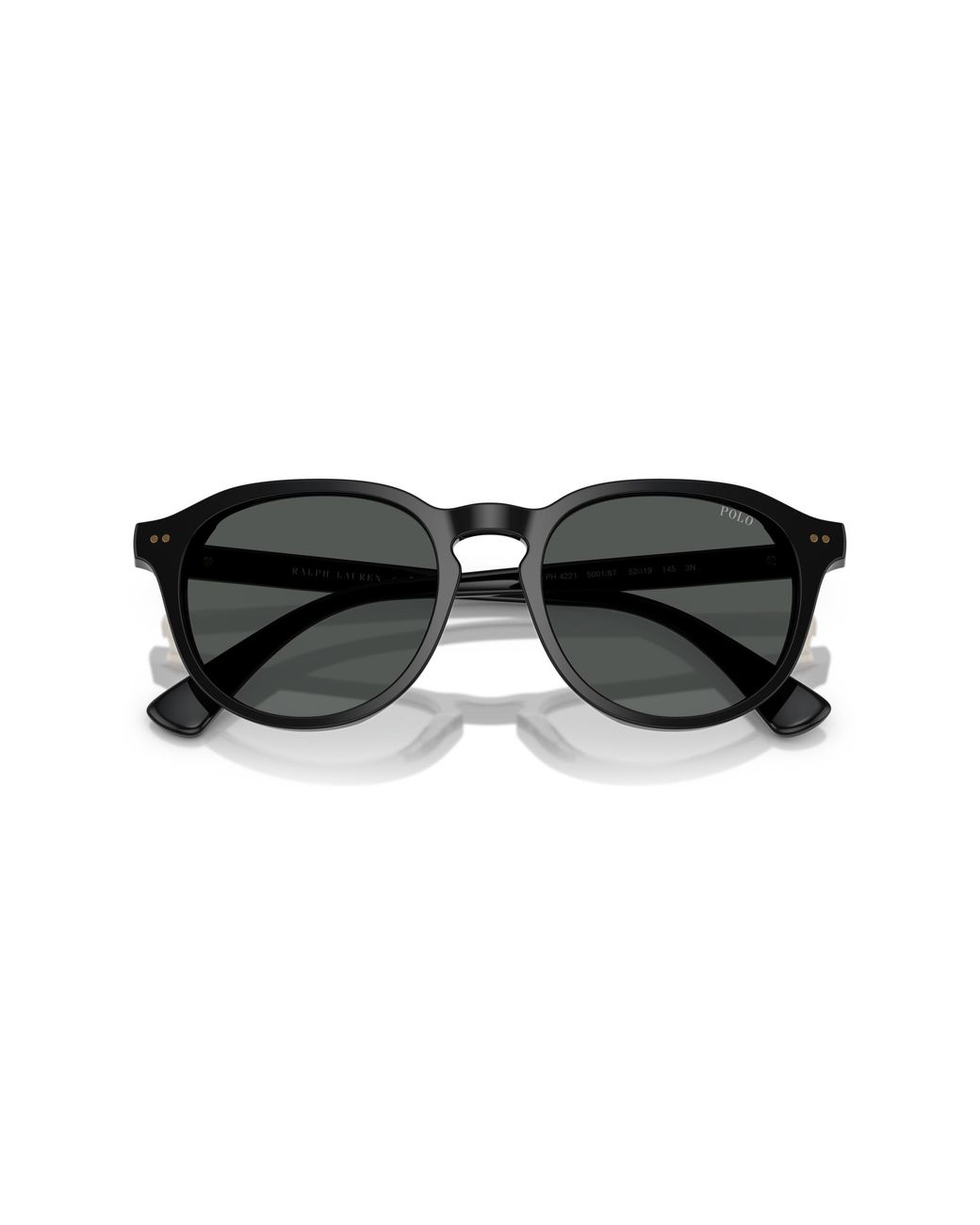 Polo Ralph Lauren Black Ph4221 500187 Sunglasses Acetate Pantos Normal for men