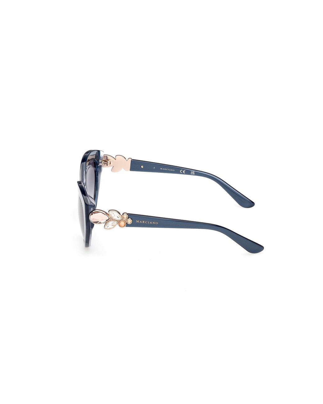 Guess Black Gm00033 92W Sunglasses Acetate Cat Eye Normal
