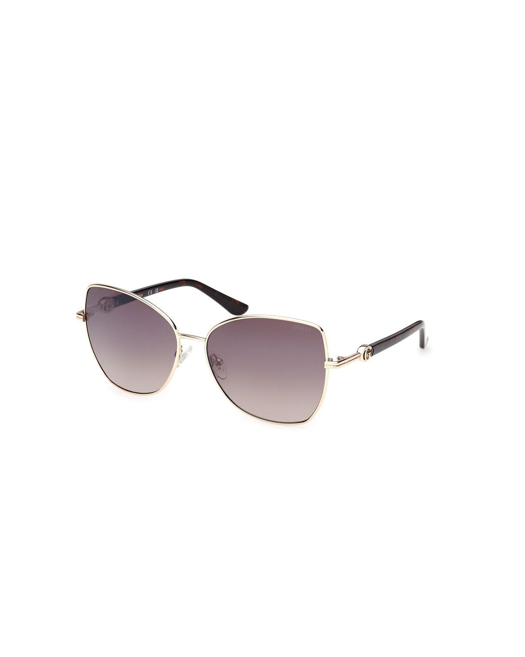 Guess Black Gu00259 32G Sunglasses Metal Butterfly Normal