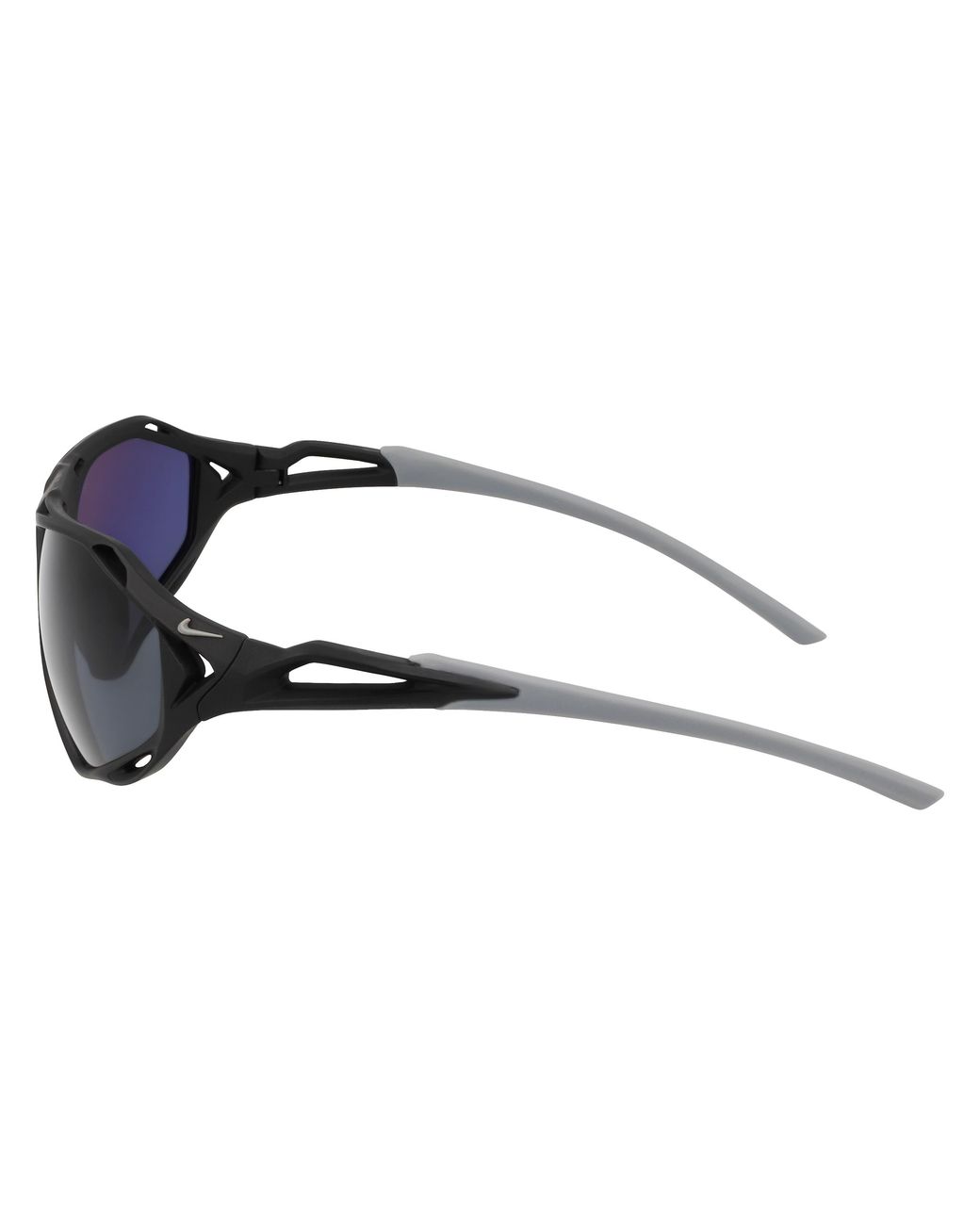 Nike Black Zeus Rise If1120X 010 Sunglasses Bio-Inject Grigio Squared Normal