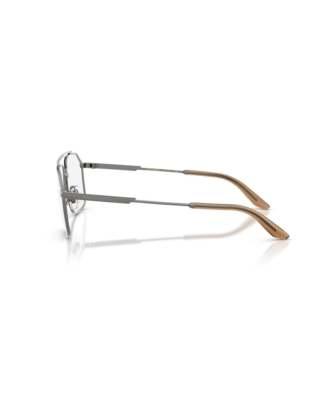 Dolce & Gabbana Black Dg1364 1324 Optical Frames Metal Pilot Normal for men