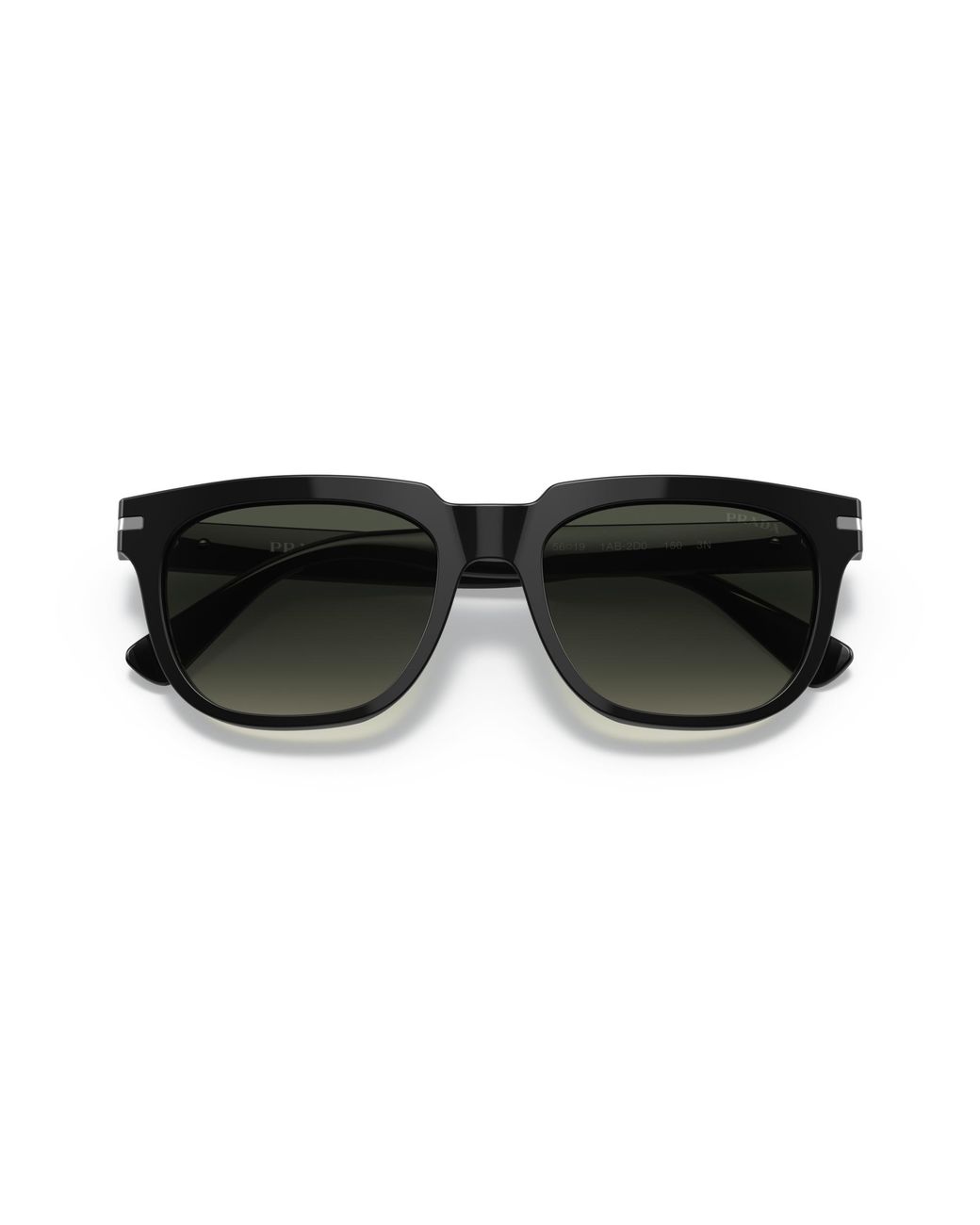 Prada Black Pr 04Ys 1Ab2D0 Sunglasses Acetate Pillow Normal Shaded for men