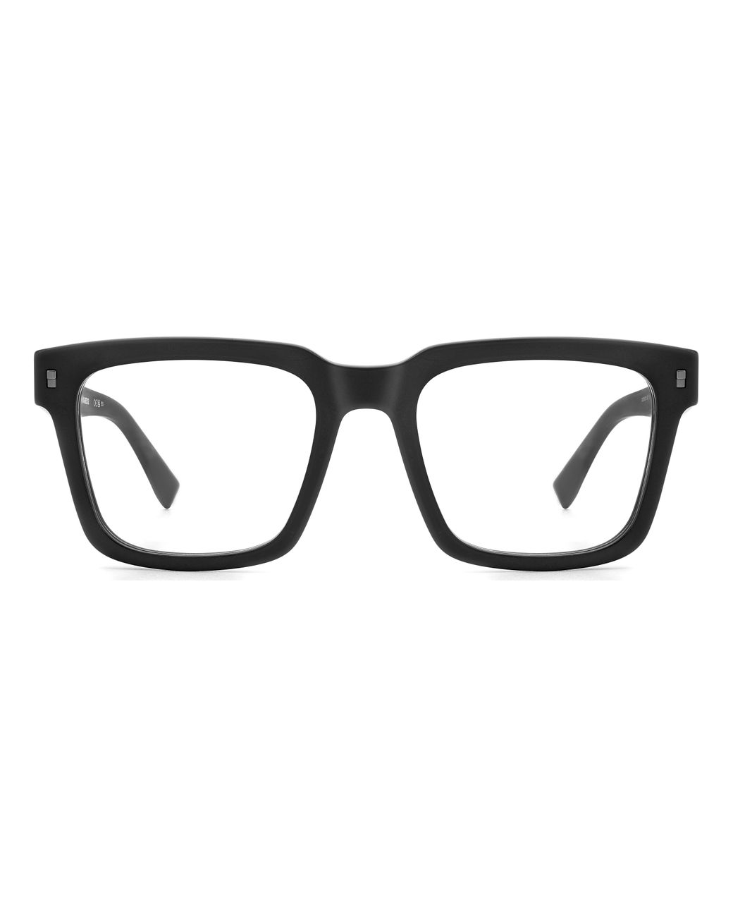 DSquared² Black Icon 0013 003 Optical Frames Acetate Squared for men