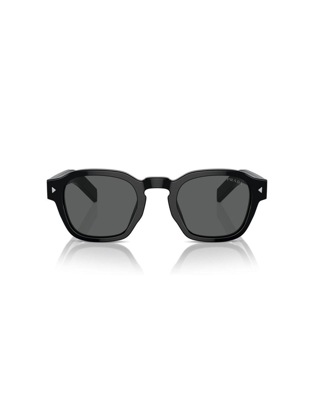 Prada Black Pr A16S 16K731 Sunglasses Acetate Pantos Normal for men