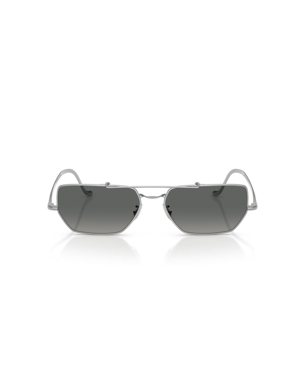 Oliver Peoples Black Ov1385St Edition 7 5036Gr Sunglasses Titanium Geometric Normal Nuanced