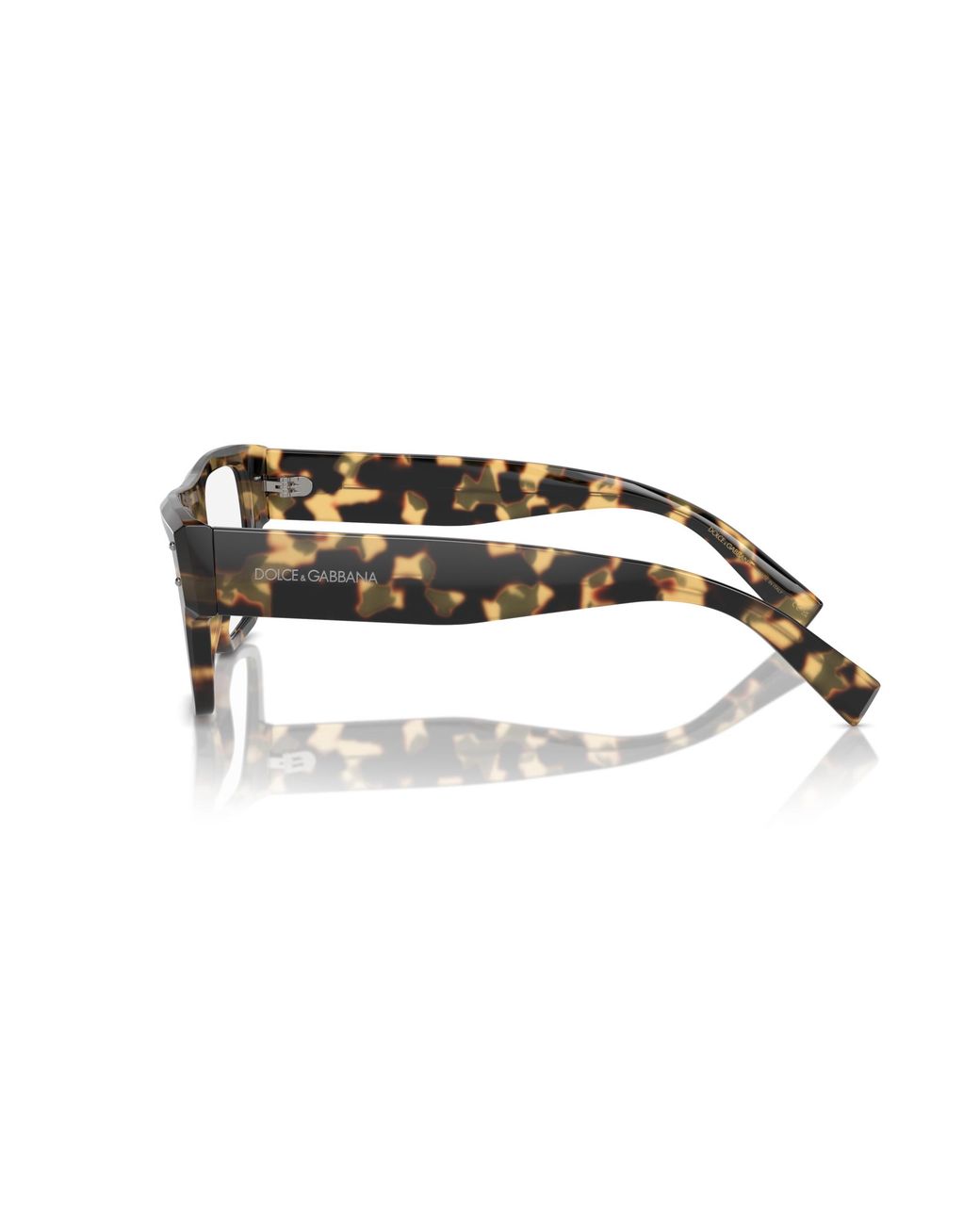 Dolce & Gabbana Black Dg3384 512 Optical Frames Acetate Transparent Squared Normal for men