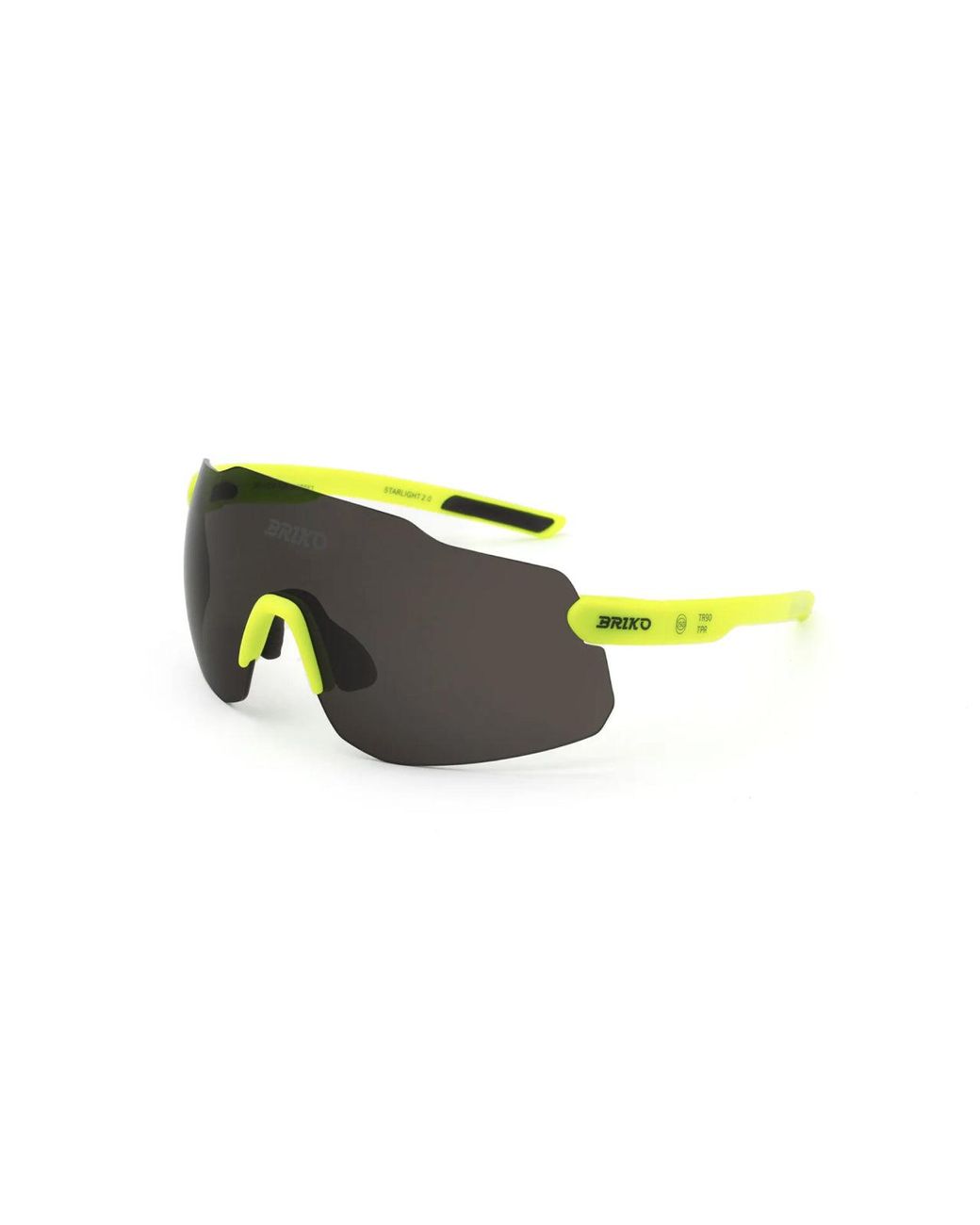 Briko Yellow Rpf Starlight Lime Electric A28 Sunglasses Acetate Geometric Normal