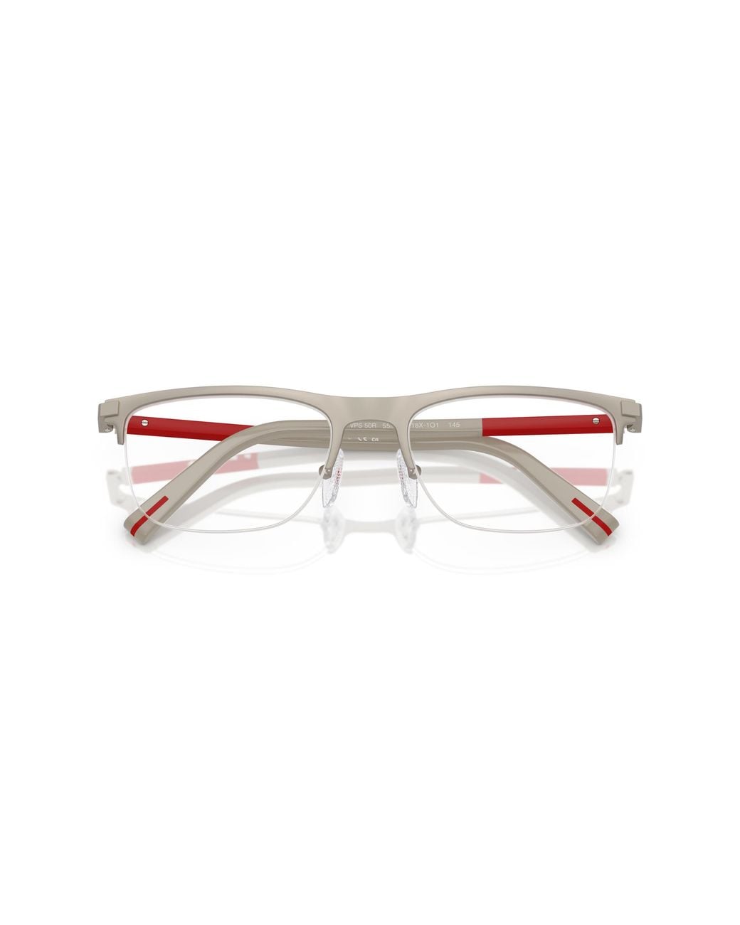 Paradas Linea Rosa Prada Linea Rossa Ps 50Rv 18X1O1 Optical Frames Metal Pillow Normal in ...