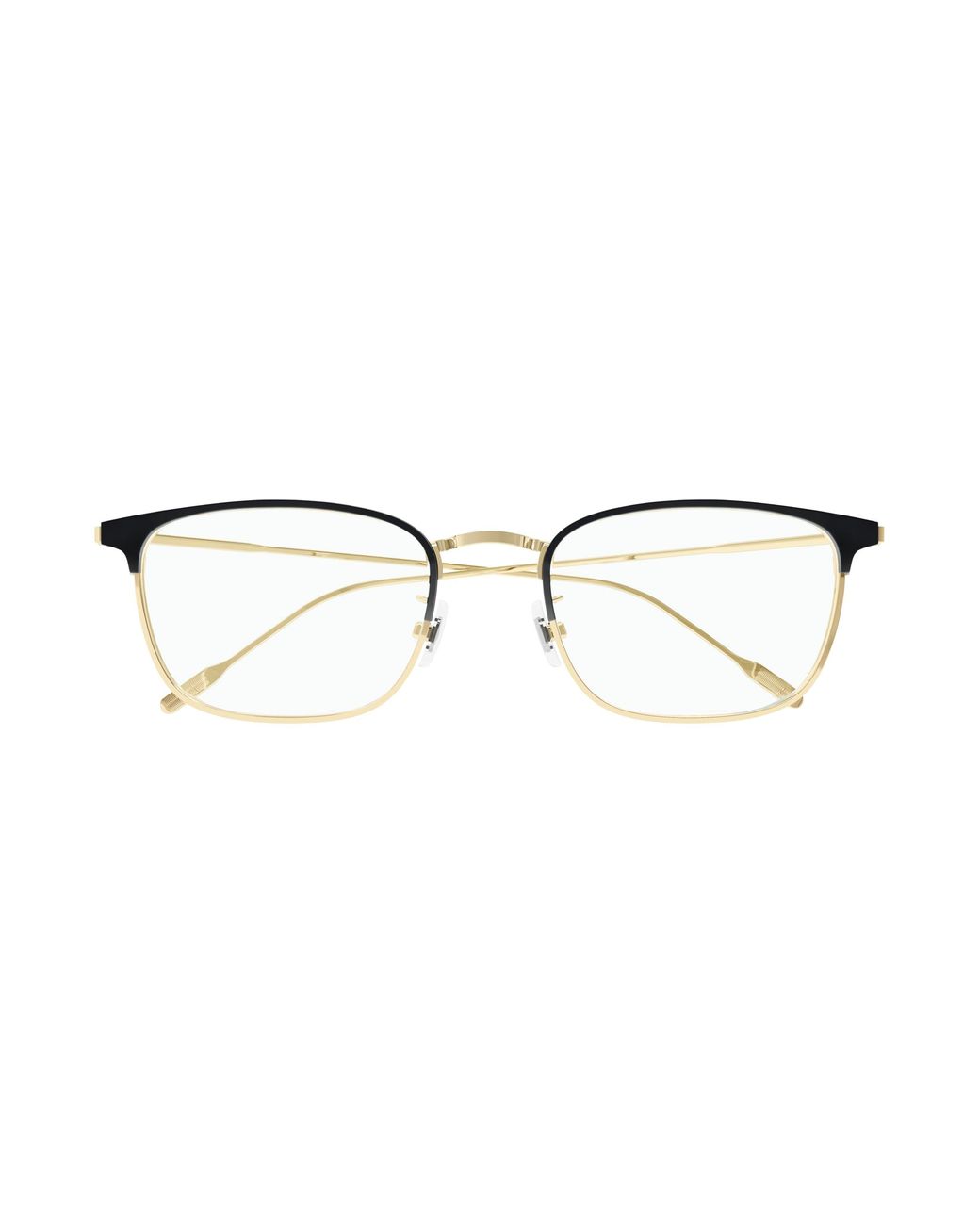 Montblanc Black Mb0192O 001 Optical Frames Metal Geometric for men