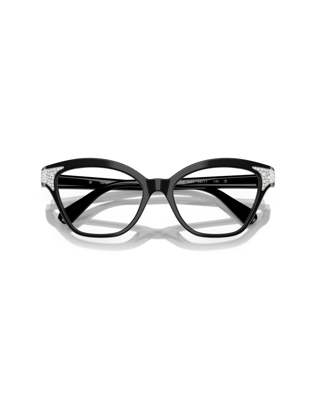Swarovski Black Sk2029 1001 Optical Frames Acetate Cat Eye Normal