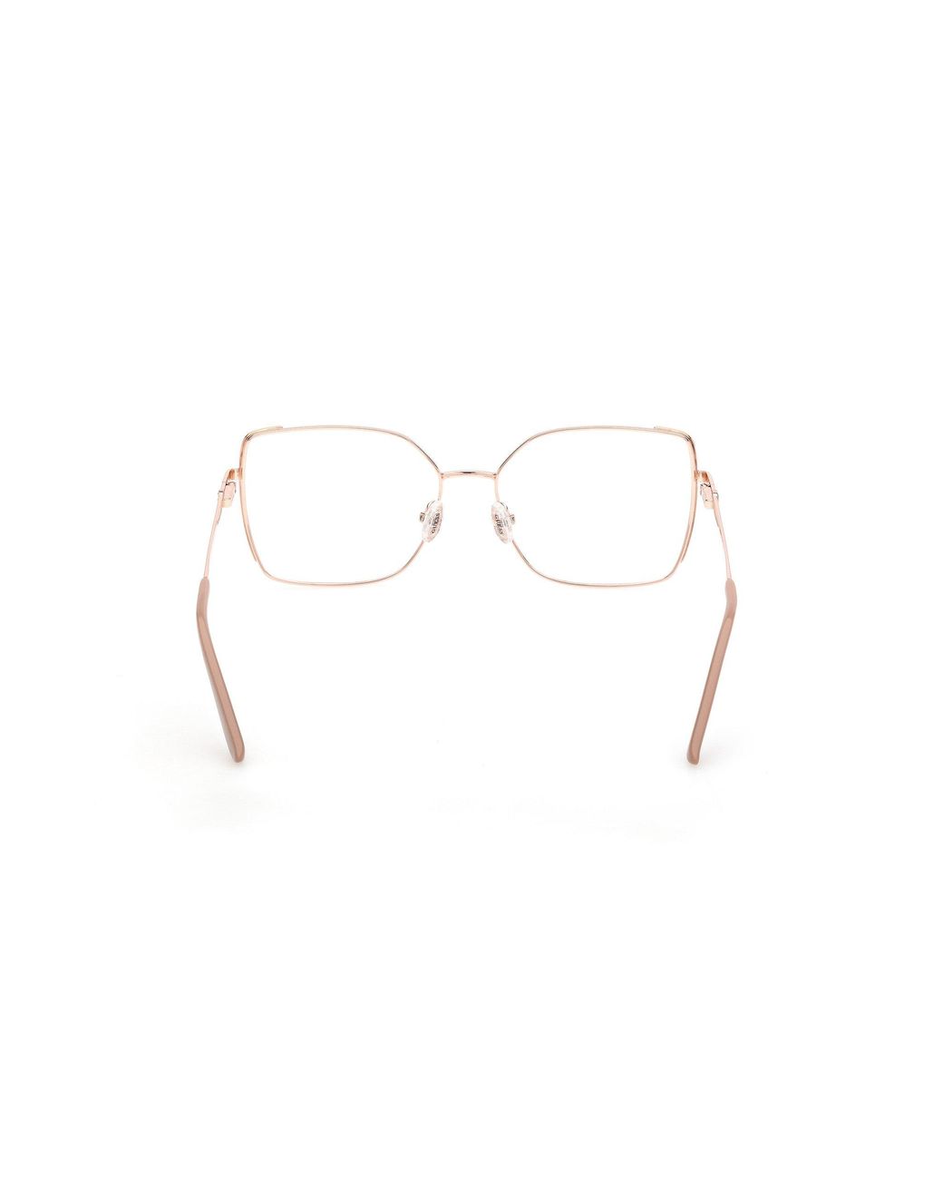 Guess Black Gu50223 059 Optical Frames Metal Squared Normal
