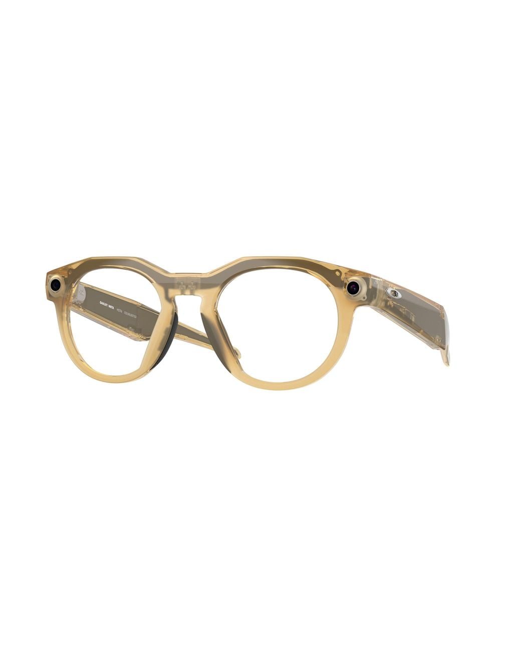 Oakley Black Meta Ow8002 Hstn 800208 Smart Glasses O_Matter Round Transitions Photochromic