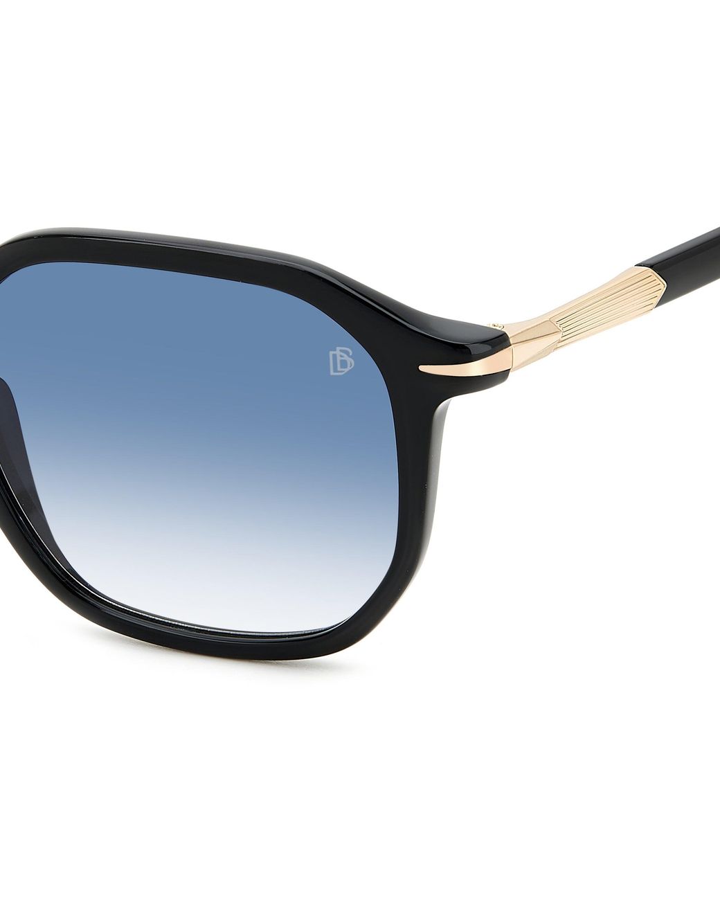 David Beckham Black Db 1115/S 807/08 Sunglasses Acetate Geometric for men